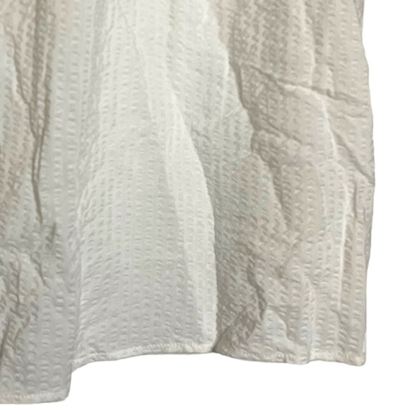 Michael Michael Kors White Textured Halter Neck Cold Shoulder Top Extra Large XL - Picture 14 of 16